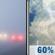 Sunday: Patchy fog before 9am, then showers and thunderstorms likely. Mostly cloudy, with a high near 84. Northeast wind 3 to 9 mph. Chance of precipitation is 60%. New rainfall amounts less than a tenth of an inch possible. Sunday: Patchy Fog then Showers And Thunderstorms Likely