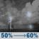 Tonight: Showers and thunderstorms likely before 5am. Partly cloudy, with a low around 73. Southwest wind 0 to 6 mph. Chance of precipitation is 60%. New rainfall amounts between a tenth and quarter of an inch possible. Tonight: Showers And Thunderstorms Likely