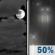 Tonight: A chance of rain after 1am. Mostly cloudy. Low around 54, with temperatures rising to around 61 overnight. West wind 6 to 13 mph, with gusts as high as 21 mph. Chance of precipitation is 50%. New rainfall amounts between a tenth and quarter of an inch possible. Tonight: Mostly Cloudy then Chance Light Rain