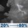 Tonight: Showers and thunderstorms after 8pm. Mostly cloudy, with a low around 72. Heat index values as high as 100. Southwest wind 8 to 16 mph, with gusts as high as 25 mph. Chance of precipitation is 80%. New rainfall amounts between a quarter and half of an inch possible. Tonight: Showers And Thunderstorms