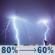 Tonight: Showers and thunderstorms likely before 8pm, then showers and thunderstorms. Mostly cloudy, with a low around 65. Northeast wind 5 to 10 mph. Chance of precipitation is 80%. New rainfall amounts between a half and three quarters of an inch possible. Tonight: Showers And Thunderstorms Likely then Showers And Thunderstorms