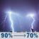 Tonight: Showers and thunderstorms. Mostly cloudy, with a low around 70. Southeast wind 1 to 5 mph. Chance of precipitation is 90%. New rainfall amounts between 1 and 2 inches possible. Tonight: Showers And Thunderstorms