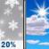 Thursday: Slight Chance Light Snow then Mostly Sunny