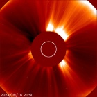 Latest LASCO C2 image of the Sun