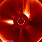 Latest LASCO C2 image of the Sun