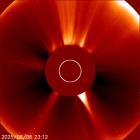 Latest LASCO C2 image of the Sun
