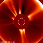 Latest LASCO C2 image of the Sun
