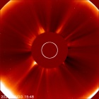 Latest LASCO C2 image of the Sun