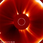 Latest LASCO C2 image of the Sun
