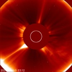 Latest LASCO C2 image of the Sun