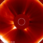 Latest LASCO C2 image of the Sun