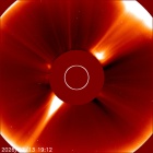 Latest LASCO C2 image of the Sun