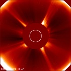 Latest LASCO C2 image of the Sun