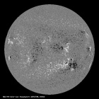 Latest SDO/HMI Magnetogram image of the Sun