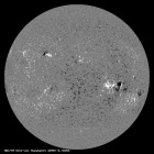 Latest SDO/HMI Magnetogram image of the Sun