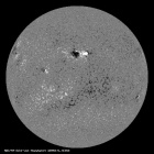 Latest SDO/HMI Magnetogram image of the Sun
