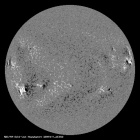 Latest SDO/HMI Magnetogram image of the Sun