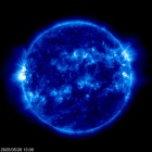Click for time-lapse image of the sun