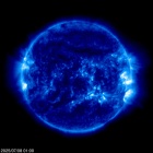 Click for time-lapse image of the sun
