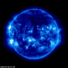 Click for time-lapse image of the sun