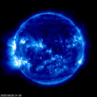 Click for time-lapse image of the sun