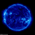 Click for time-lapse image of the sun