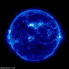 Click for time-lapse image of the sun